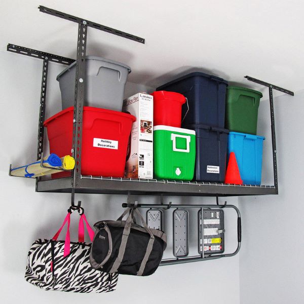 Save Time and Money with Overhead Garage Storage Racks