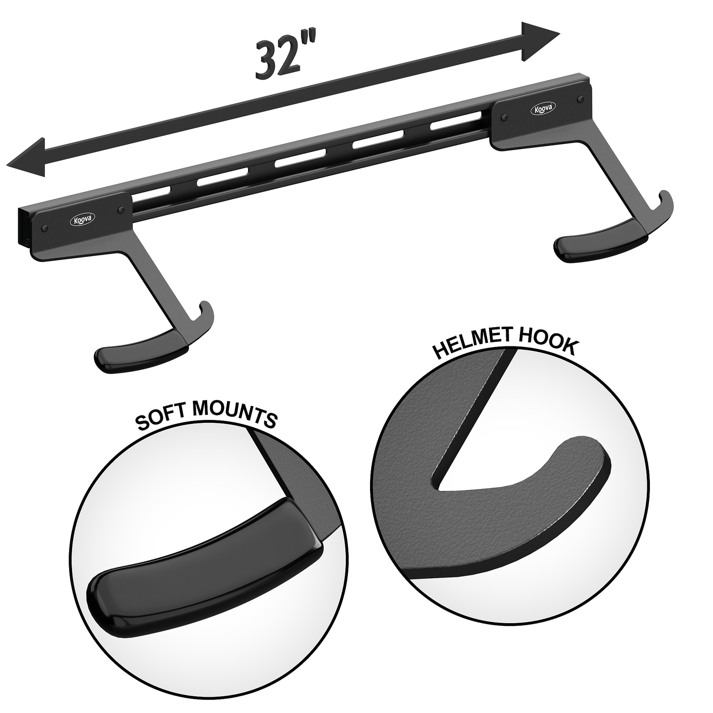 Wall Rack for 2 Jumbo Bikes