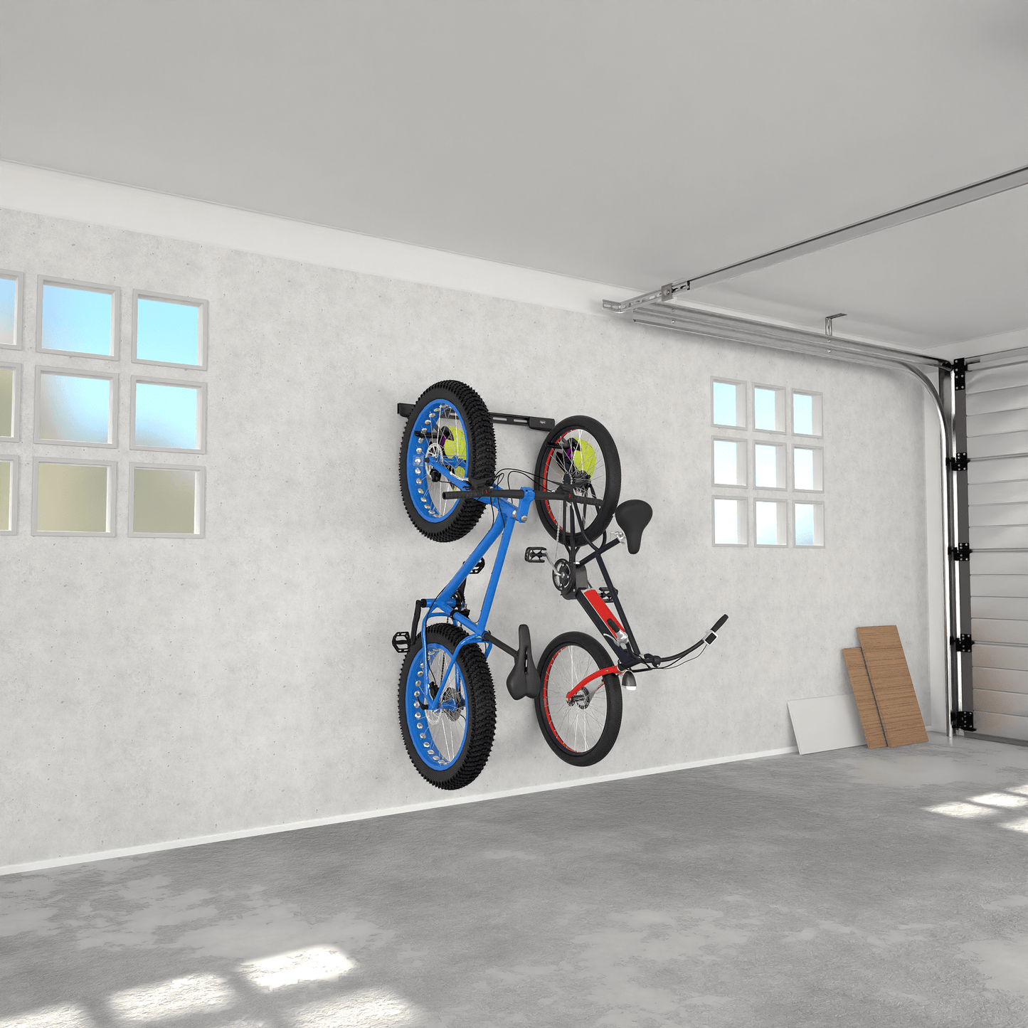 Wall Rack for 2 Jumbo Bikes