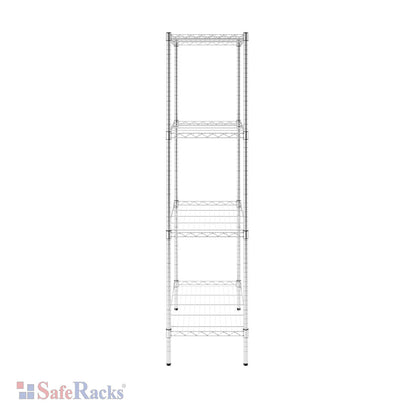 18" x 36" x 72" 4-Tier Wire Shelving
