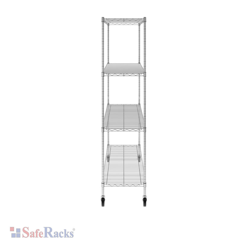 18" x 60" x 72" 4-Tier Wire Shelving