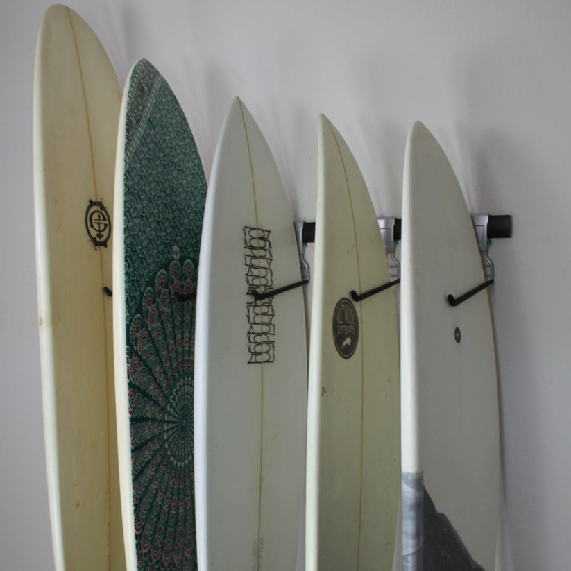 Ski, Snowboard, Surfboard | Wall Storage Rack System Home Garage Rail and Track Hanger
