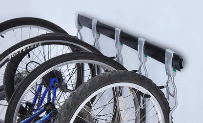 Bike Storage Rack | Garage Wall Mounted Rail and Track Bicycle Hanger