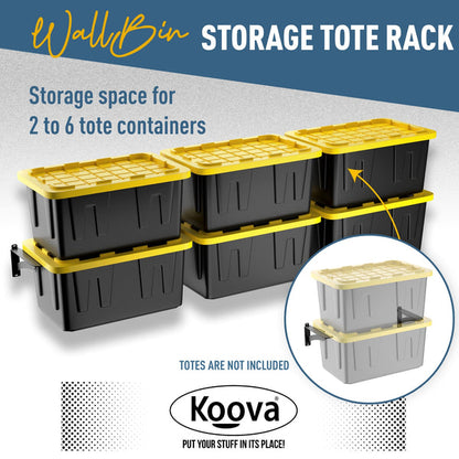 WallBin Storage System for Garage or Shed Organization