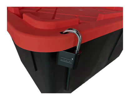 4' x 8' Overhead Garage Storage Bundle w/ 5 Bins (Red)