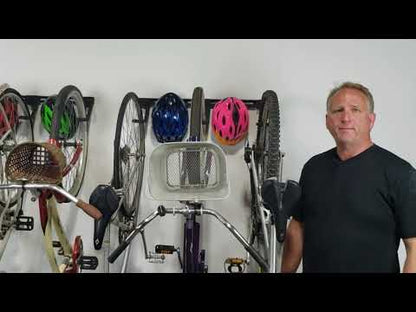 Wall Mounted Bike Rack for 6 Bikes